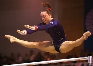 Candid gymnastics girls