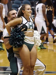 Candid cheerleaders