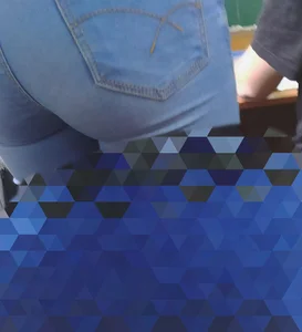 Booty in Tight Jeans Closeup