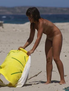 Nude beach and topless girls