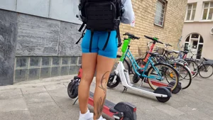 More of the girl in blue from my other post. She got a pretty amazing ass!