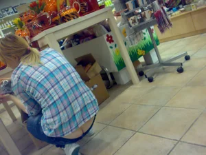 Huge collection of whale tails, ass cracks and panty peeks in public