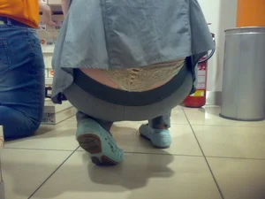 Huge collection of whale tails, ass cracks and panty peeks in public
