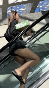 Beautiful brunette college girlwith sexy legs