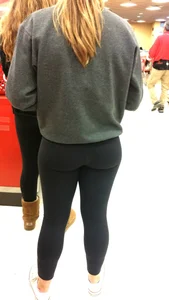 Hot Ass in Leggings at the Store Creepshot