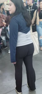 Vpl tight leggings latina ,faceshot