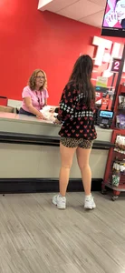At the mall with the wife
