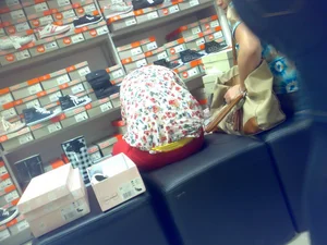 Huge collection of whale tails, ass cracks and panty peeks in public