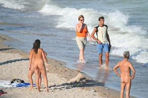 Continesti nude beach girls in Romania