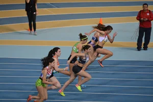 Candid track and field girls