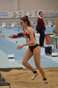 Candid track and field girls