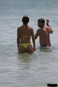 Beach voyeur girls in bikinis, thongs and topless