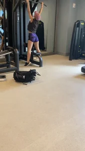 Sexy slim gym girl