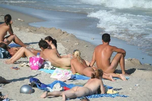 Continesti nude beach girls in Romania