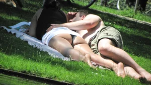 Bunch of sexy girls upskirted at parks showing their panties and asses