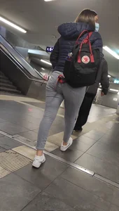 Brunette in tight jeans got suspicious