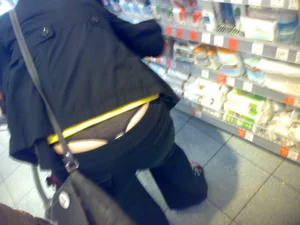 Huge collection of whale tails, ass cracks and panty peeks in public