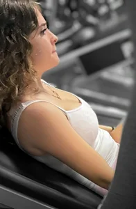 Dirty blonde college girl has got it all (Ass, Tits, VPL, wedgie)