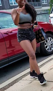 Phat ass booty on chocolate teen