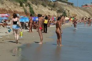 Continesti nude beach girls in Romania