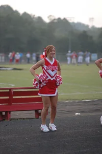 Candid cheerleaders