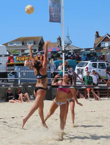 Weymouth beach volleyball girls  2019