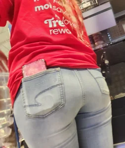 Blonde ex-coworker in tight jeans part 2