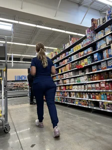 Juicy MILF Ass in Scrubs OC
