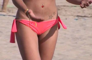 Candid beach and bikini babes