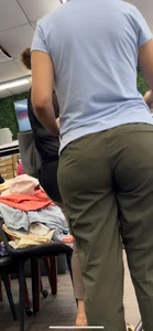 Latina MILF, nice ass, lace panties VPL, big tits = NUTBUSTER