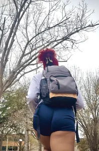 DIVINE redbone college athlete - booty shorts + VPL