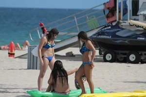 Riviera Beach, Florida tons of sexy bikini babes