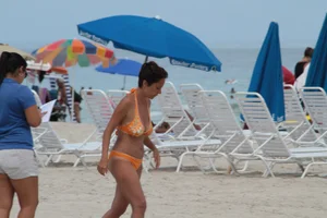 Beach and bikini girls