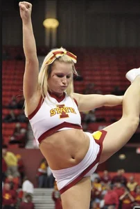 Candid cheerleaders