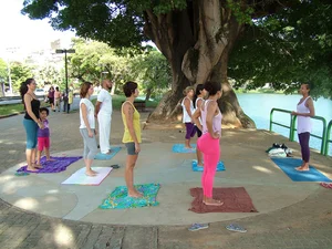 Candid yoga girls