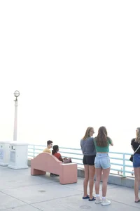 Bubble butt in spandex w cute teen in shorts