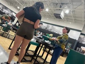 Big booty Latina sneaker shopping (oc)