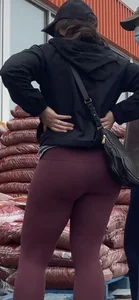 Sexy ball busting purple bubble butt