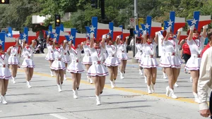 Candid cheerleaders