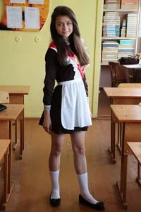 Cute Classroom Teen JB in Uniform, Hot Skinny Legs