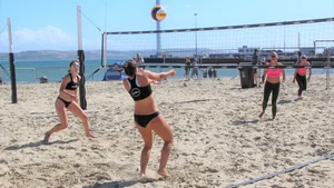 Weymouth beach volleyball girls 2018