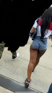 Cheeks hanging out shorts bubble butt
