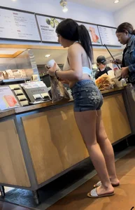 Mexican chick dressed up very slutty for us