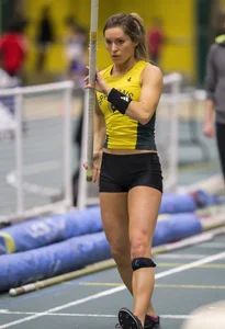 Canadian girls at an Alberta track and field tournament