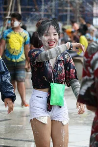 Water Festival girls in Thailand