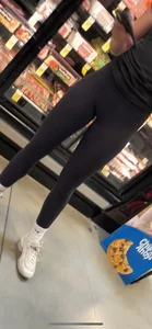 Cute blonde teen with a tight ass!