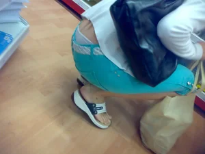Huge collection of whale tails, ass cracks and panty peeks in public