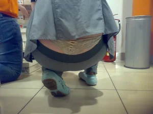 Huge collection of whale tails, ass cracks and panty peeks in public