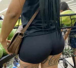Big Booty Latina in Spandex Shorts [OC] *CHEEKS OUT*