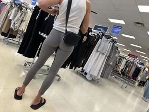 Marshall’s GREYT tight ass shopping OC